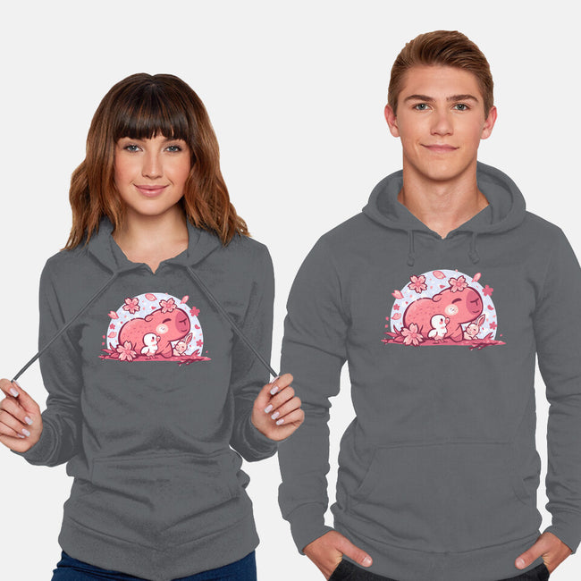 Pink Spring Friends-Unisex-Pullover-Sweatshirt-TechraNova