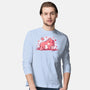 Pink Spring Friends-Mens-Long Sleeved-Tee-TechraNova