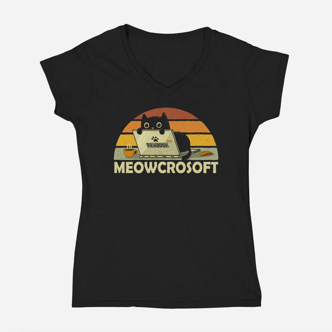 Mewocrosoft-Womens-V-Neck-Tee-erion_designs
