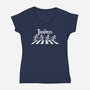 The Troopers-Womens-V-Neck-Tee-2DFeer