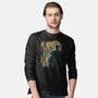 The Bat And The City-Mens-Long Sleeved-Tee-kharmazero