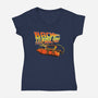 Back To The Failure-Womens-V-Neck-Tee-fanfabio