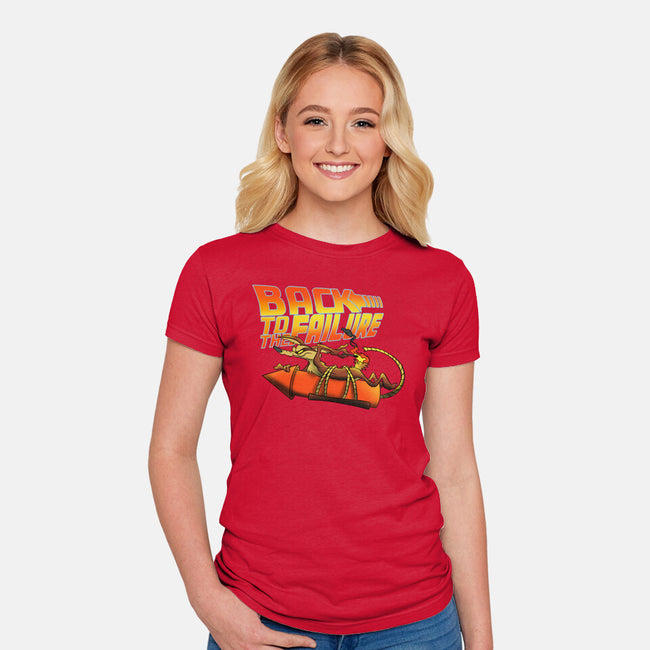 Back To The Failure-Womens-Fitted-Tee-fanfabio