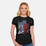 Daredevil No More-Womens-Fitted-Tee-zascanauta