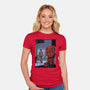 Daredevil No More-Womens-Fitted-Tee-zascanauta