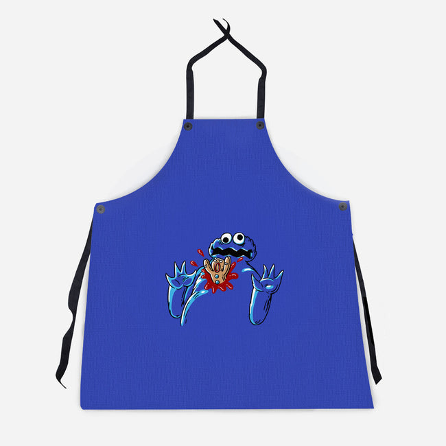 Cookie Strike Back-Unisex-Kitchen-Apron-naomori