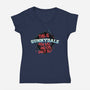 This Is Sunnydale-Womens-V-Neck-Tee-momma_gorilla