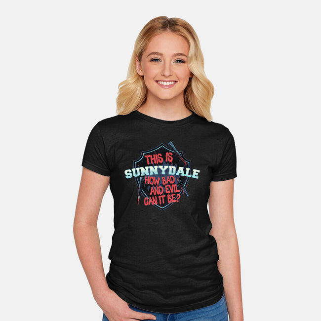 This Is Sunnydale-Womens-Fitted-Tee-momma_gorilla