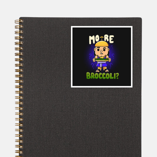 More Broccoli-None-Glossy-Sticker-Vallina84