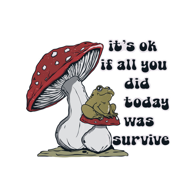 Survive Today-Womens-V-Neck-Tee-Claudia