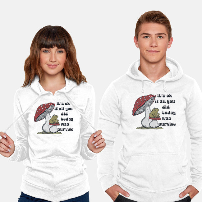 Survive Today-Unisex-Pullover-Sweatshirt-Claudia