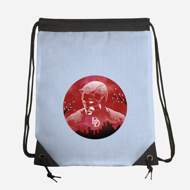 Galaxy Crimson Vigilante-None-Drawstring-Bag-Astrobot Invention