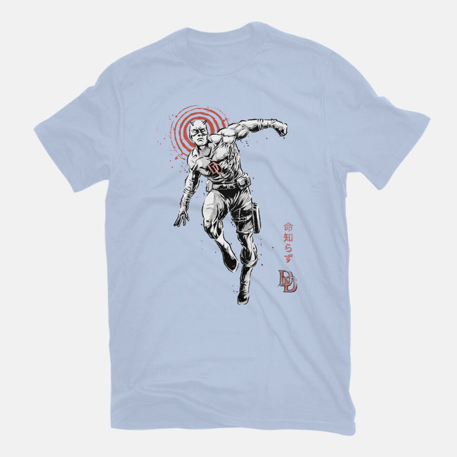 Scarlet Vigilante Sumi-E-Womens-Fitted-Tee-Astrobot Invention