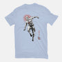 Scarlet Vigilante Sumi-E-Womens-Fitted-Tee-Astrobot Invention