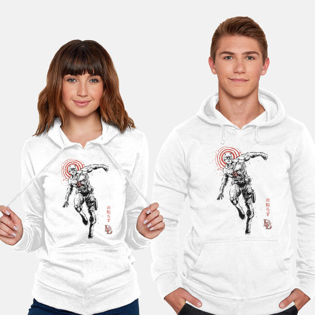 Scarlet Vigilante Sumi-E-Unisex-Pullover-Sweatshirt-Astrobot Invention