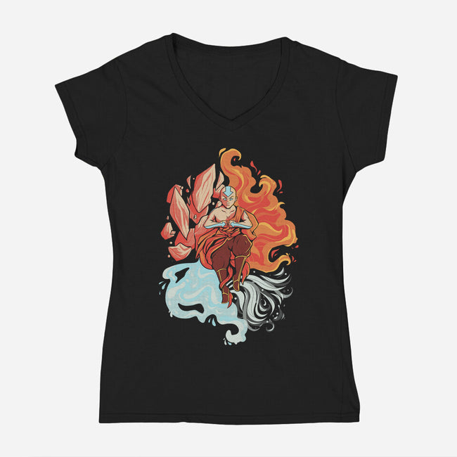Nomad Envolve-Womens-V-Neck-Tee-yumie