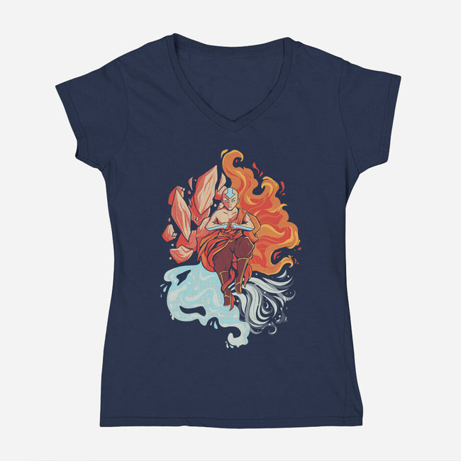 Nomad Envolve-Womens-V-Neck-Tee-yumie