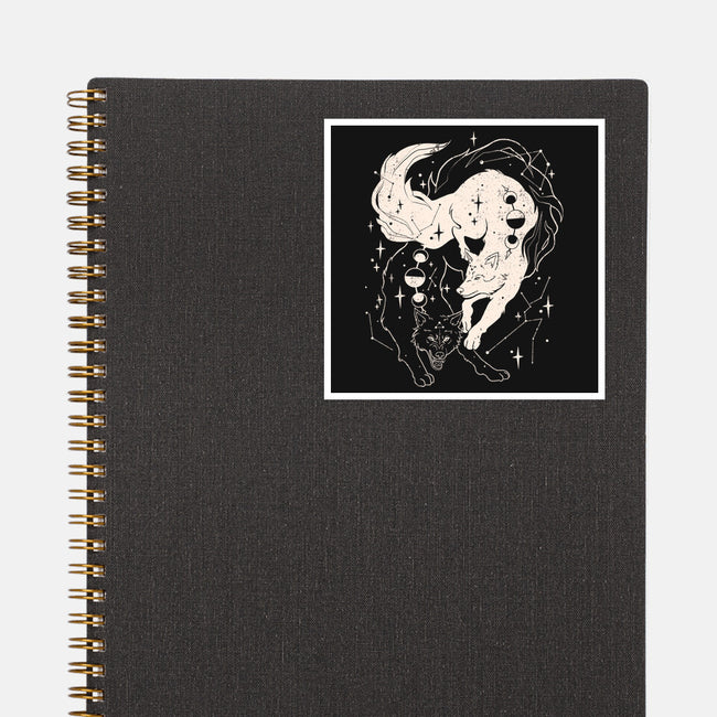 Tamed Wolf-None-Glossy-Sticker-yumie