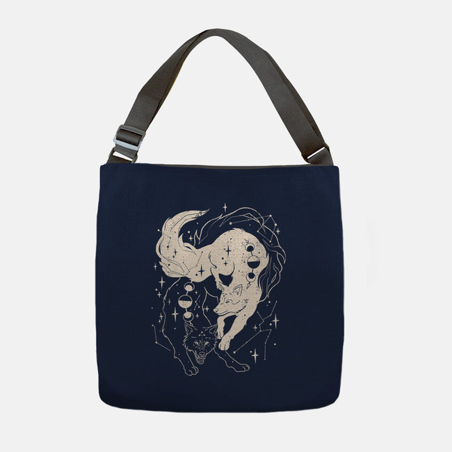 Tamed Wolf-None-Adjustable Tote-Bag-yumie