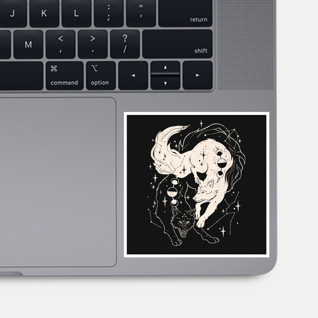 Tamed Wolf-None-Glossy-Sticker-yumie