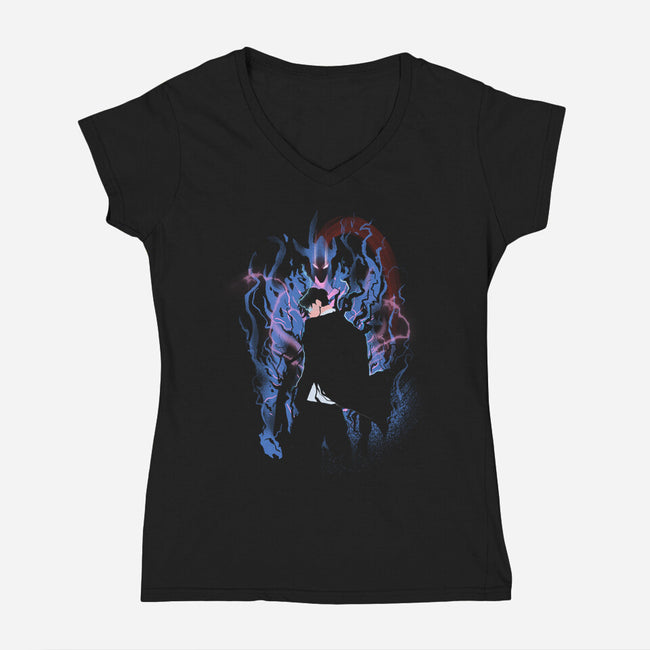 Necromancer-Womens-V-Neck-Tee-fanfabio