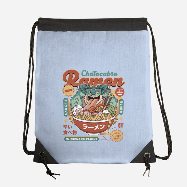 Chatacabra Ramen Vintage-None-Drawstring-Bag-LAGELANTEE