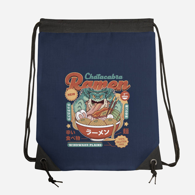 Chatacabra Ramen Vintage-None-Drawstring-Bag-LAGELANTEE