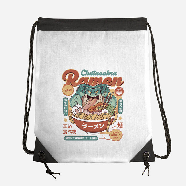 Chatacabra Ramen Vintage-None-Drawstring-Bag-LAGELANTEE