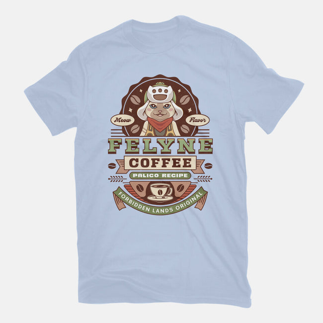 Felyne Palico Coffee Vintage-Womens-Fitted-Tee-LAGELANTEE