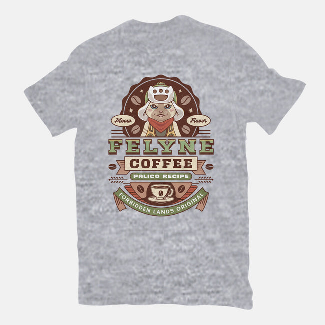Felyne Palico Coffee Vintage-Womens-Fitted-Tee-LAGELANTEE
