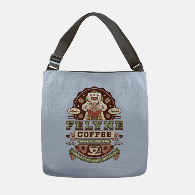 Felyne Palico Coffee Vintage-None-Adjustable Tote-Bag-LAGELANTEE