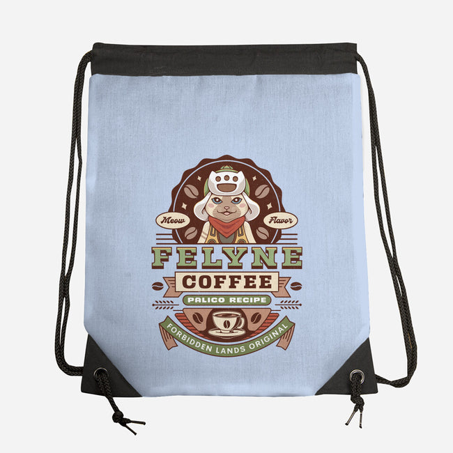 Felyne Palico Coffee Vintage-None-Drawstring-Bag-LAGELANTEE