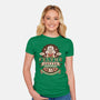 Felyne Palico Coffee Vintage-Womens-Fitted-Tee-LAGELANTEE