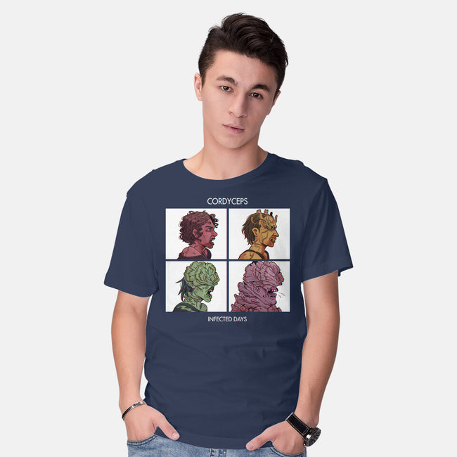 Cordyceps Infected Days-Mens-Basic-Tee-Zaia Bloom