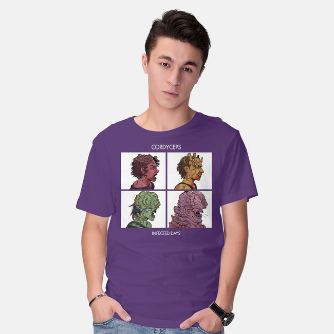 Cordyceps Infected Days-Mens-Basic-Tee-Zaia Bloom