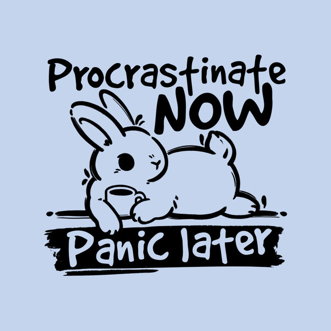 Procrastinate Now Panic Later-Womens-Fitted-Tee-NemiMakeit