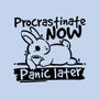 Procrastinate Now Panic Later-Womens-Fitted-Tee-NemiMakeit