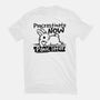 Procrastinate Now Panic Later-Womens-Fitted-Tee-NemiMakeit