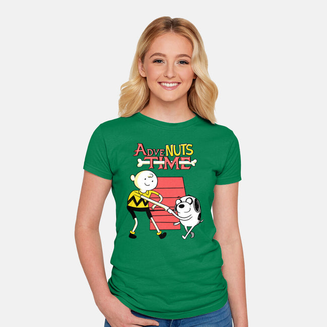 Adven-Nuts Time-Womens-Fitted-Tee-estudiofitas
