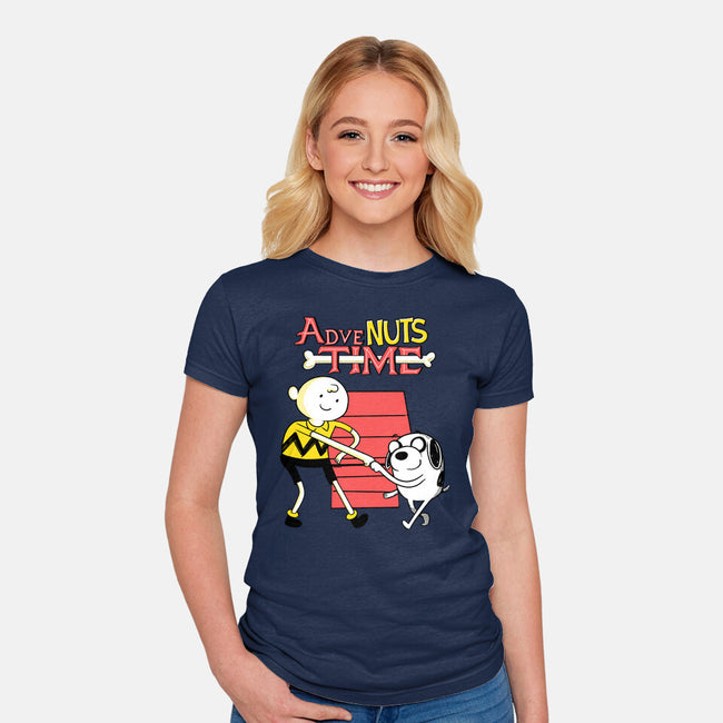 Adven-Nuts Time-Womens-Fitted-Tee-estudiofitas