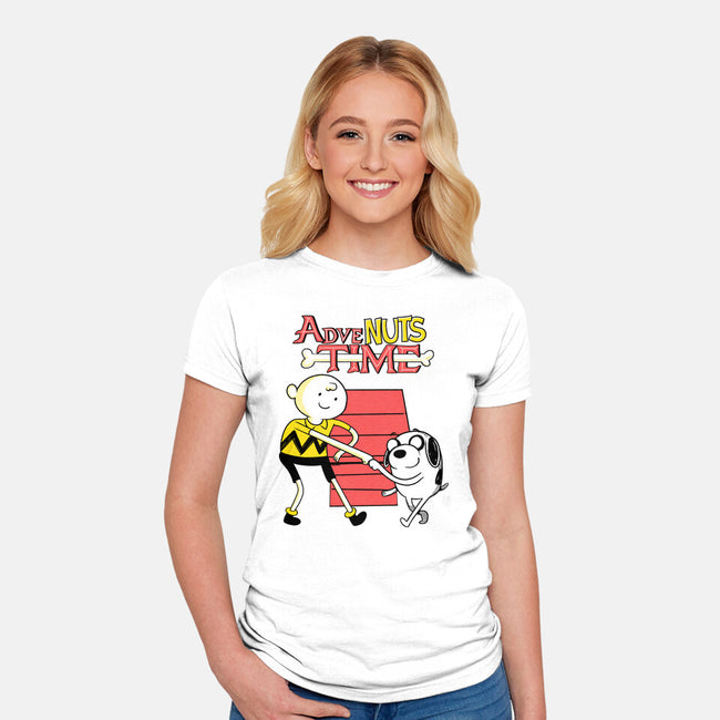 Adven-Nuts Time-Womens-Fitted-Tee-estudiofitas