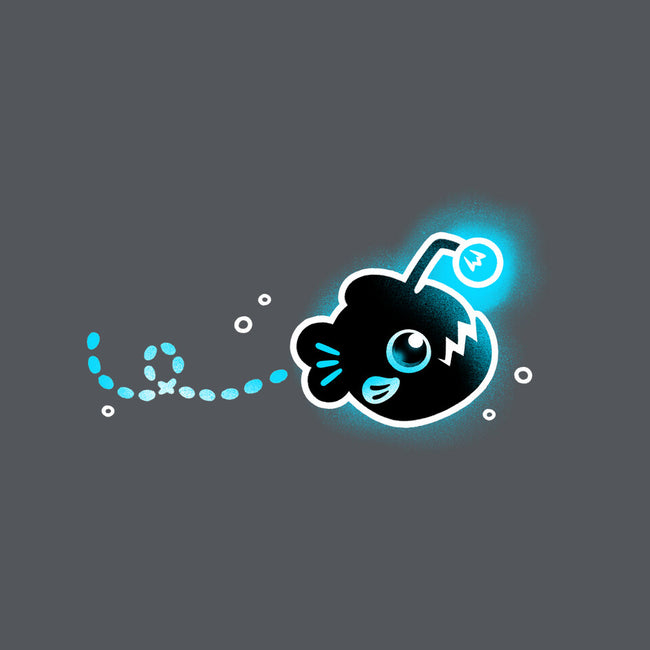 Swimming Anglerfish-Womens-Fitted-Tee-NemiMakeit