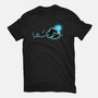 Swimming Anglerfish-Womens-Fitted-Tee-NemiMakeit