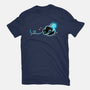 Swimming Anglerfish-Womens-Fitted-Tee-NemiMakeit