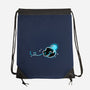 Swimming Anglerfish-None-Drawstring-Bag-NemiMakeit