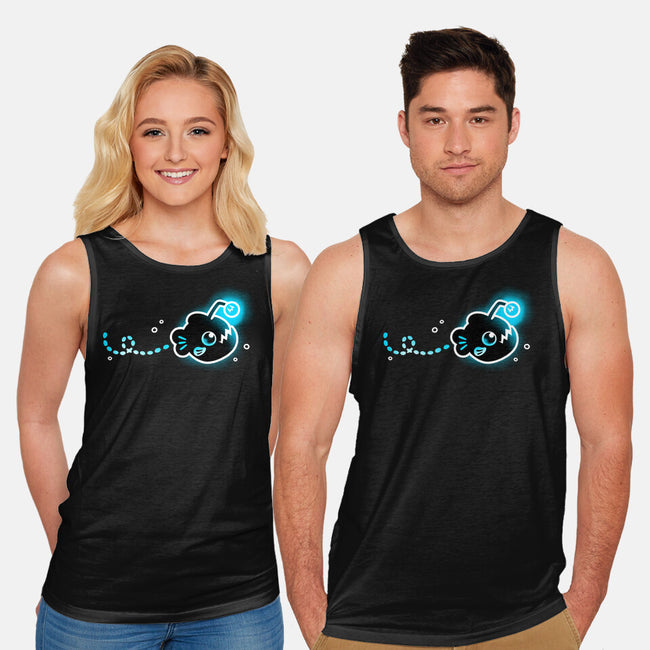 Swimming Anglerfish-Unisex-Basic-Tank-NemiMakeit