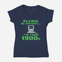 From 1900s-Womens-V-Neck-Tee-NemiMakeit