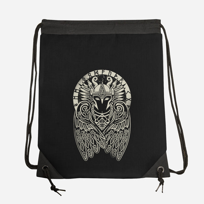 Valkyrie Warrior-None-Drawstring-Bag-NemiMakeit