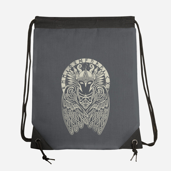 Valkyrie Warrior-None-Drawstring-Bag-NemiMakeit
