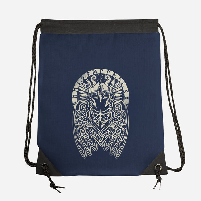 Valkyrie Warrior-None-Drawstring-Bag-NemiMakeit